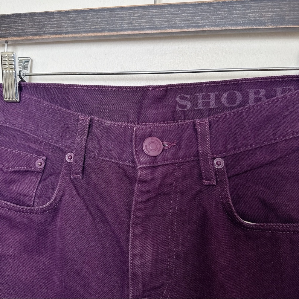 Burberry Brit Mens 30x32 Shoreditch Skinny Jeans Purple Color - Picture 7 of 16
